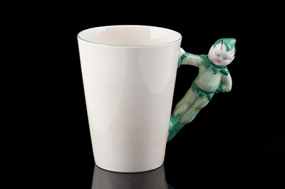 Lot 297 - A Clarice Cliff ‘Gnome Ware’ mug