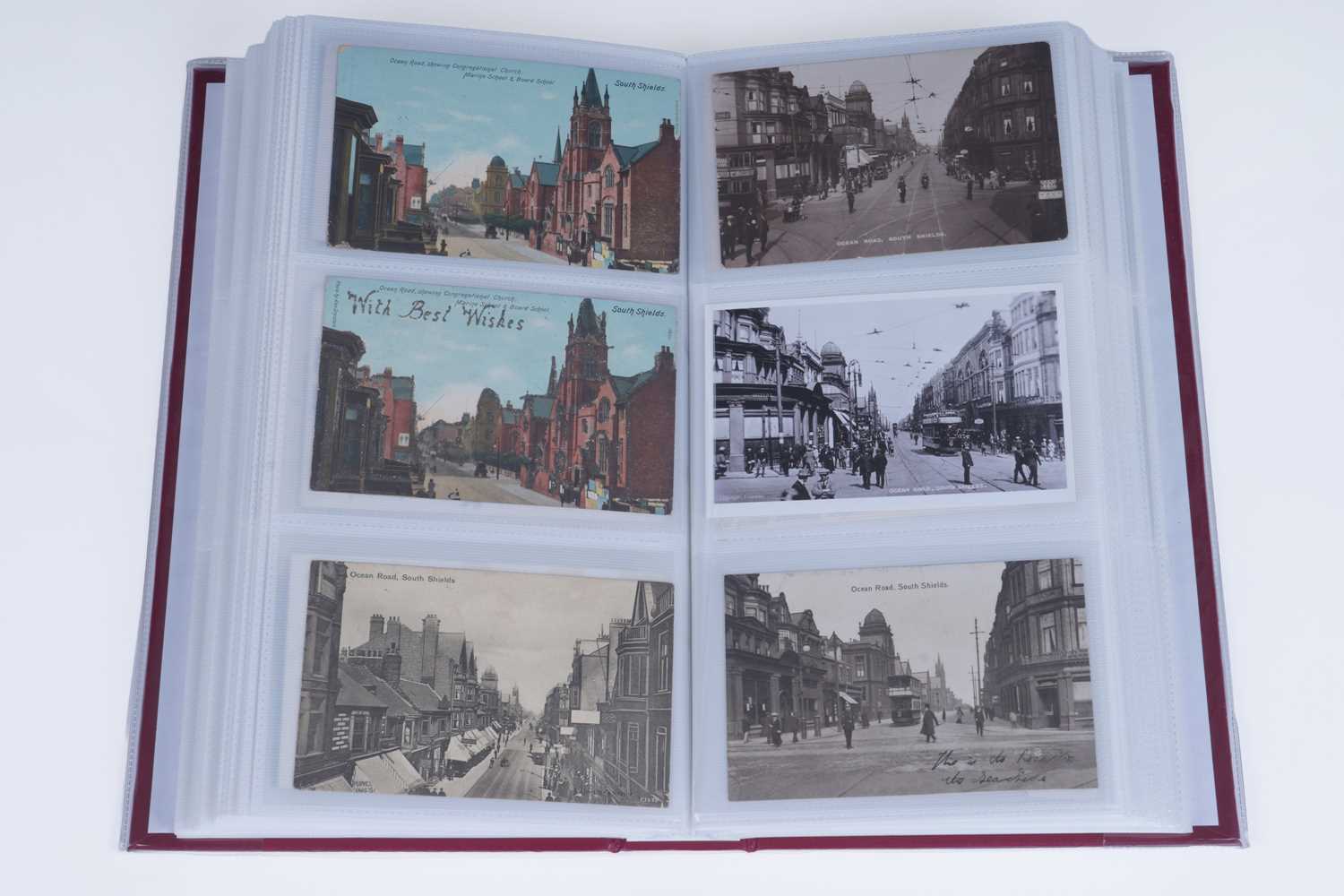 Lot 262 - South Shields interest: a post card album by South Shields photographers