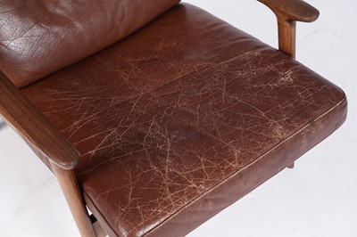 Lot 39 - Guy Rogers: an afrormosia framed ‘New Yorker’ armchair