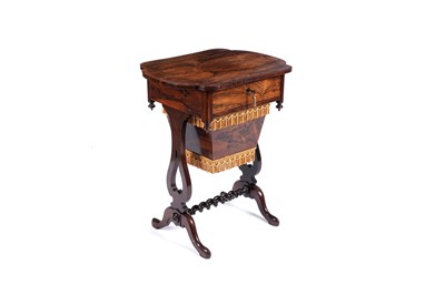 Lot 592 - A Regency rosewood work table