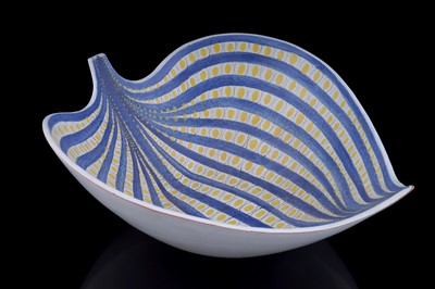 Lot 78 - A large leaf bowl by Stig Lindberg