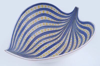 Lot 78 - A large leaf bowl by Stig Lindberg