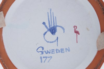 Lot 78 - A large leaf bowl by Stig Lindberg