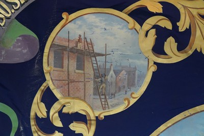 Lot 283 - A trade union banner for the South Shields Branch National Union of General and Municipal Workers