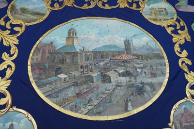 Lot 283 - A trade union banner for the South Shields Branch National Union of General and Municipal Workers