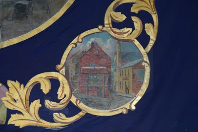 Lot 283 - A trade union banner for the South Shields Branch National Union of General and Municipal Workers