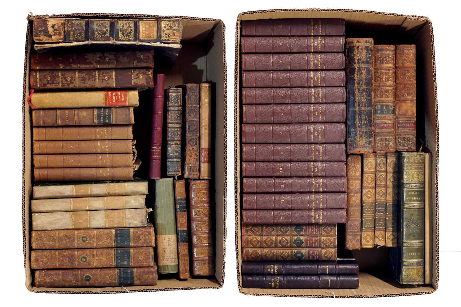 Lot 125 - Mainly 18th Century and later French literature relating to history and the monarchy