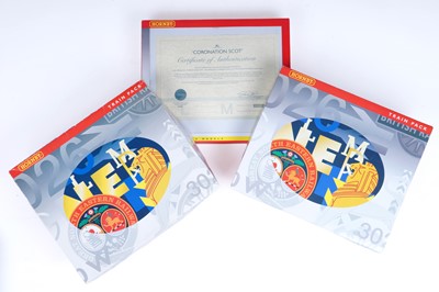 Lot 520 - Three boxed Hornby 00-gauge trains sets