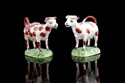 Lot 370 - Two Cambrian cow creamers