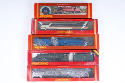 Lot 526 - Five boxed Hornby 00-gauge locomotives