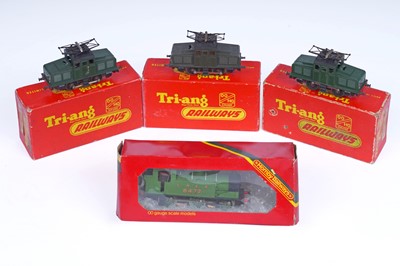 Lot 527 - Four boxed Hornby Tri-Ang 00-gauge model locomotives