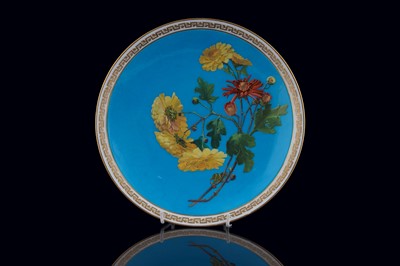 Lot 395 - A Minton aesthetic style plate
