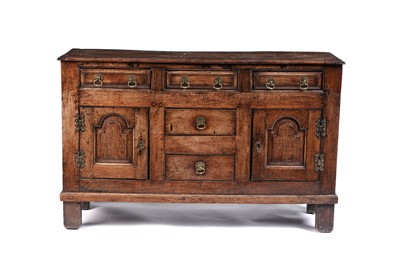 Lot 563 - An 18th Century style oak dresser base