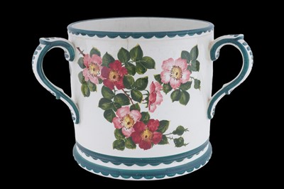 Lot 387 - A Wemyss ware tyg