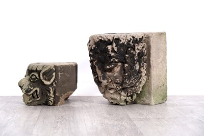 Lot 440 - Two early Victorian carved stone architectural elements