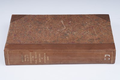Lot 145 - Report From The House Of Lords On The State Of The Coal Trade In The United Kingdom | 1829