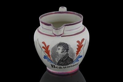 Lot 443 - A Sunderland Alnwick election jug