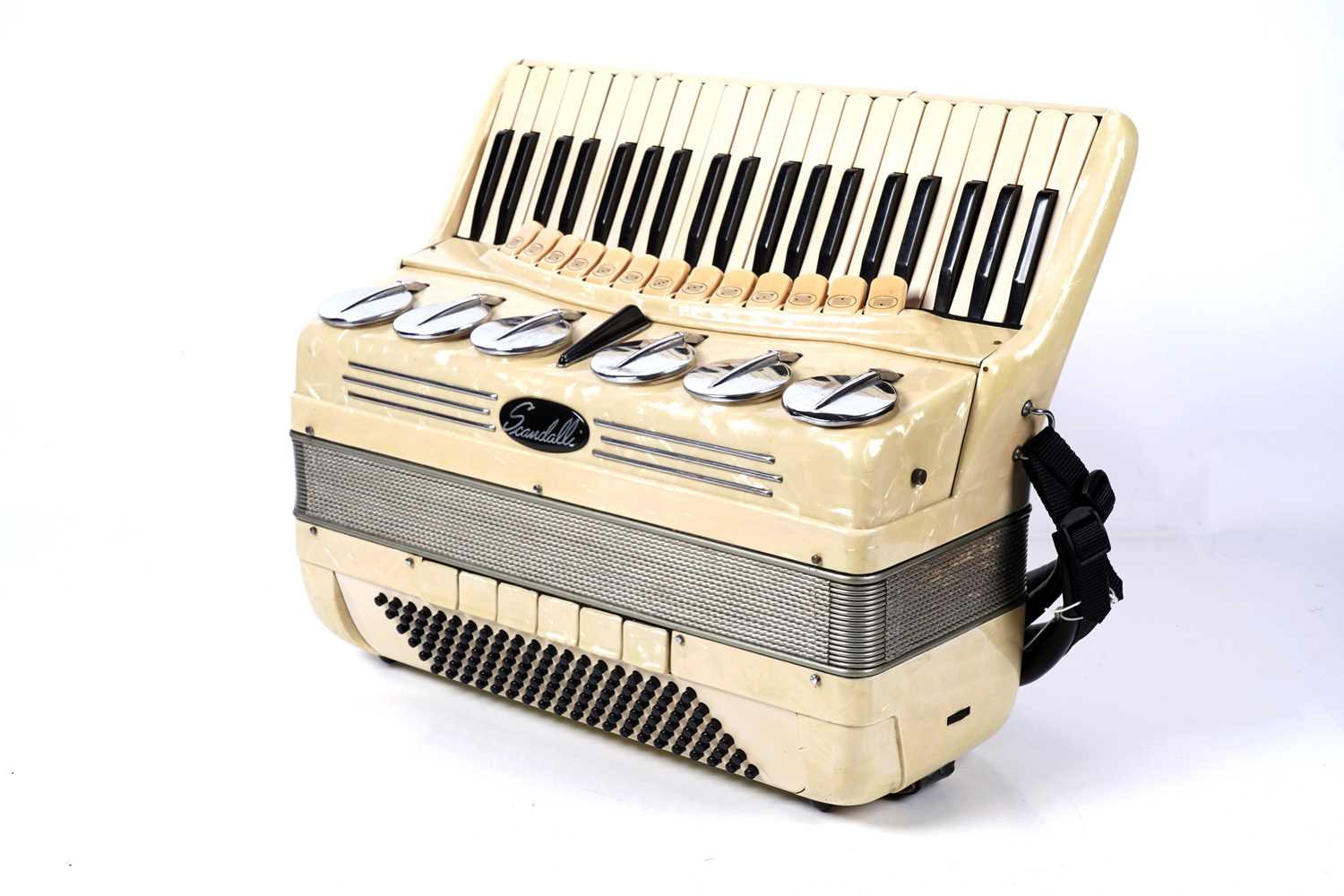 Lot 4 - A Scandalli 120 bass piano accordion