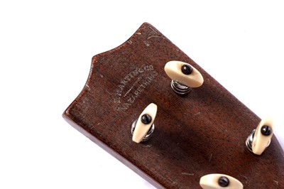 Lot 46 - A Martin style 3K soprano ukulele; and two cases, one original