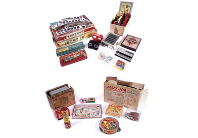 Lot 496 - A collection of mid-20th Century toys and games