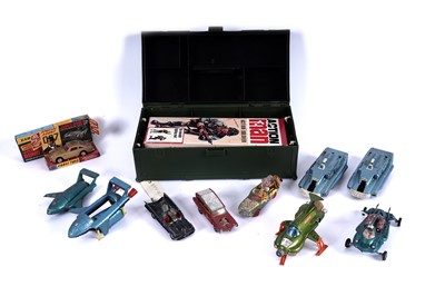Lot 543 - A selection of diecast model vehicles; and a boxed Palitoy Action Man Action Figure