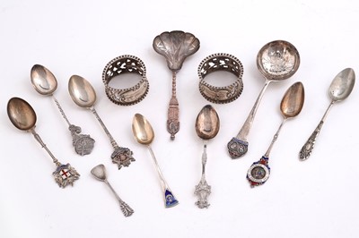 Lot 532 - A collection of silver and other commemorative spoons