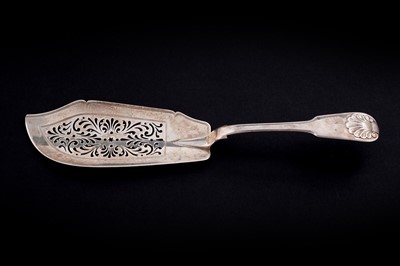 Lot 570 - A Victorian silver fish slice
