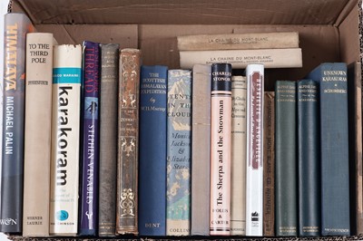 Lot 101 - Mountaineering books relating to the Swiss Alps and the Himalayas