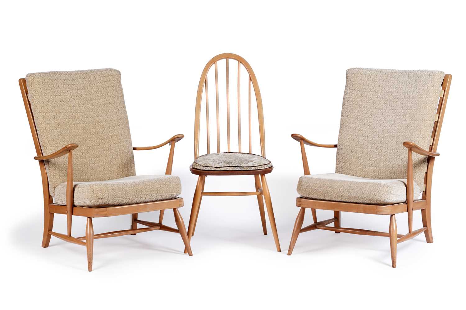 Lot 19 - Three Ercol chairs