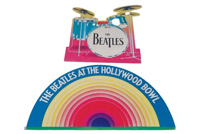 Lot 420 - A card ‘The Beatles Live at the Hollywood Bowl’ record store standee
