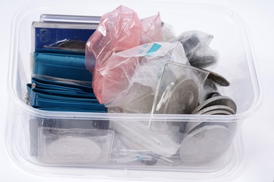 Lot 239 - A small selection of British coins; and other items