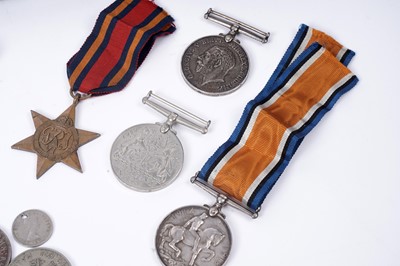 Lot 239 - A small selection of British coins; and other items