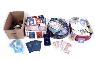 Lot 242 - A large selection of commemorative medallions and other coins