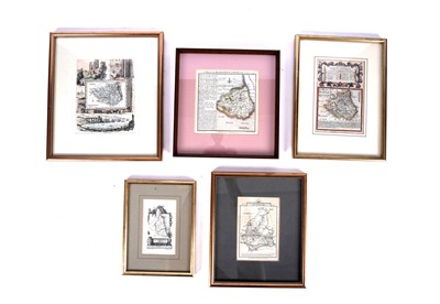 Lot 63 - Five antiquarian maps of the North