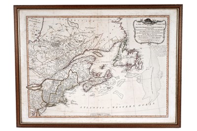 Lot 55 - An 18th Century hand-tinted of the British Colonies in North America