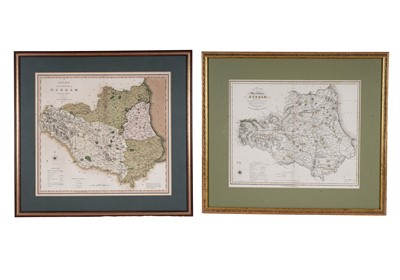 Lot 68 - Two 19th Century maps of Durham