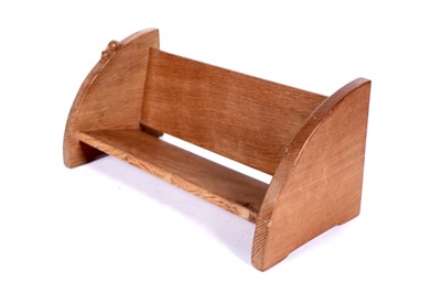 Lot 487 - Robert ‘Mouseman’ Thompson: an adzed oak book trough