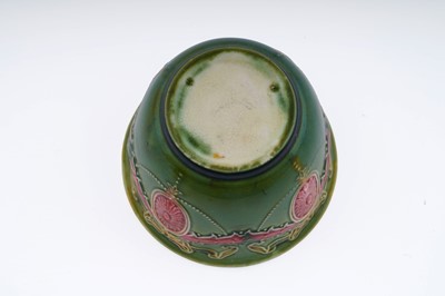 Lot 65 - A Minton Secessionist chamberstick and small vase