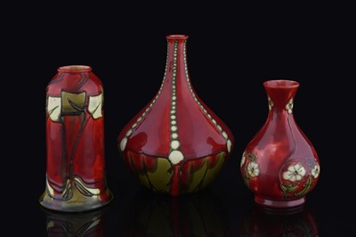 Lot 66 - Three Minton Secessionist vases