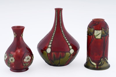 Lot 66 - Three Minton Secessionist vases