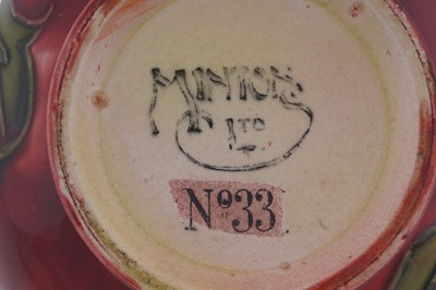 Lot 66 - Three Minton Secessionist vases