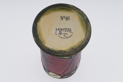 Lot 66 - Three Minton Secessionist vases