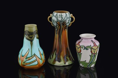 Lot 67 - Three Minton Secessionist vases