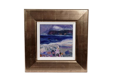 Lot 129 - Sheila Macmillan - Orkney Shore | oil
