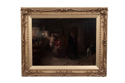 Lot 211 - George Ogilvy Reid - At Poortith's Brink | oil