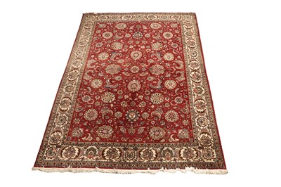 Lot 508 - A hand knotted Persian Tabriz carpet