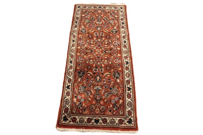 Lot 516 - A hand knotted Persian Mehraban runner