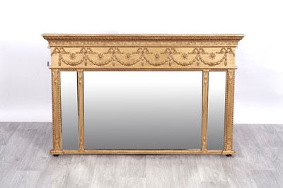 Lot 128 - A 19th Century compartmented gilt wood