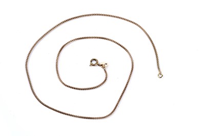 Lot 503 - An 18ct gold necklace