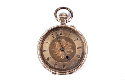 Lot 633 - A 19th Century lady's 14ct gold fob watch